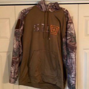 5.11 camo hoodie XL